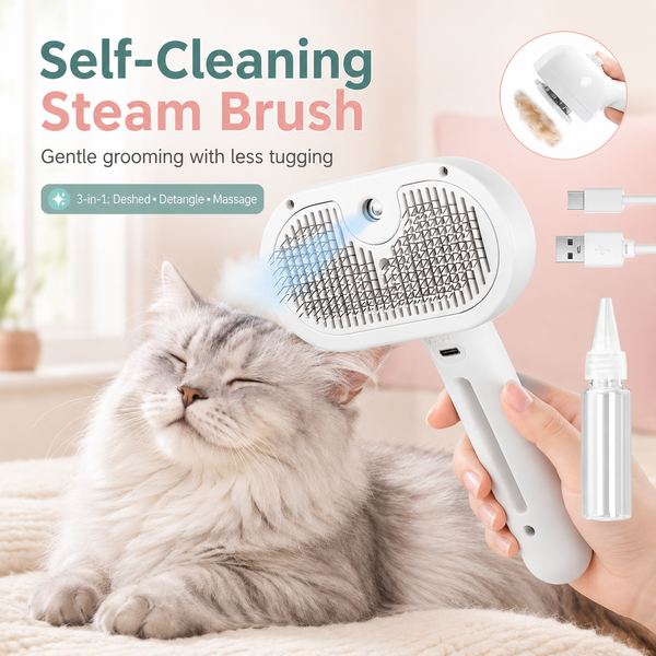 Self-Cleaning Steam Brush
